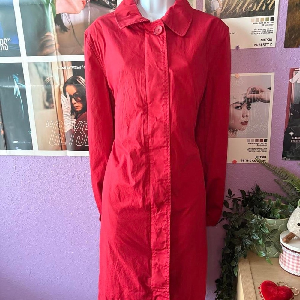 2002 GAP Holiday Trench Coat Size XL 100% Cotton